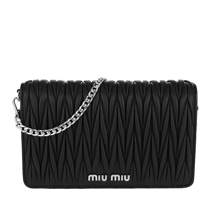 Black Quilted Delice Bag - Miu Miu