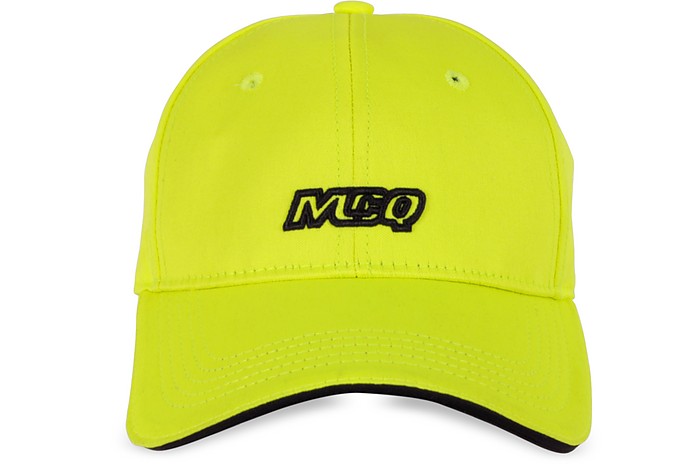 Neon Yellow Jersey Men's Basaball Cap - McQ Alexander McQueen