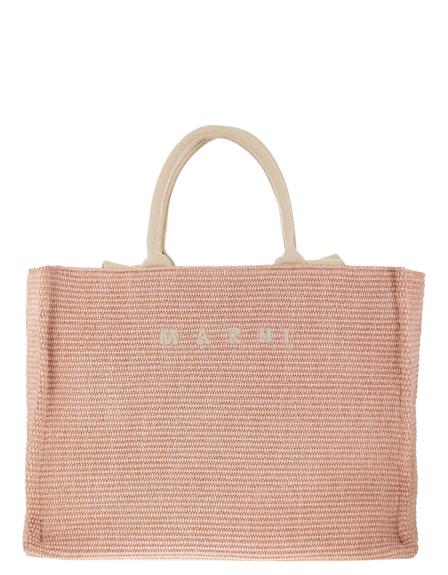 Marni Designer Handbags Raffia Bag In Rose