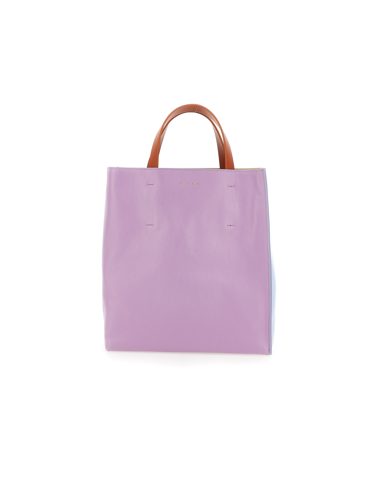 Marni Designer Handbags Small Soft Museum Bag In Violet