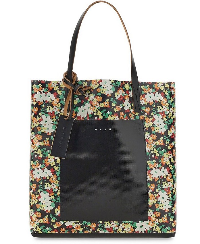 Floral Print Shopper Bag - Marni
