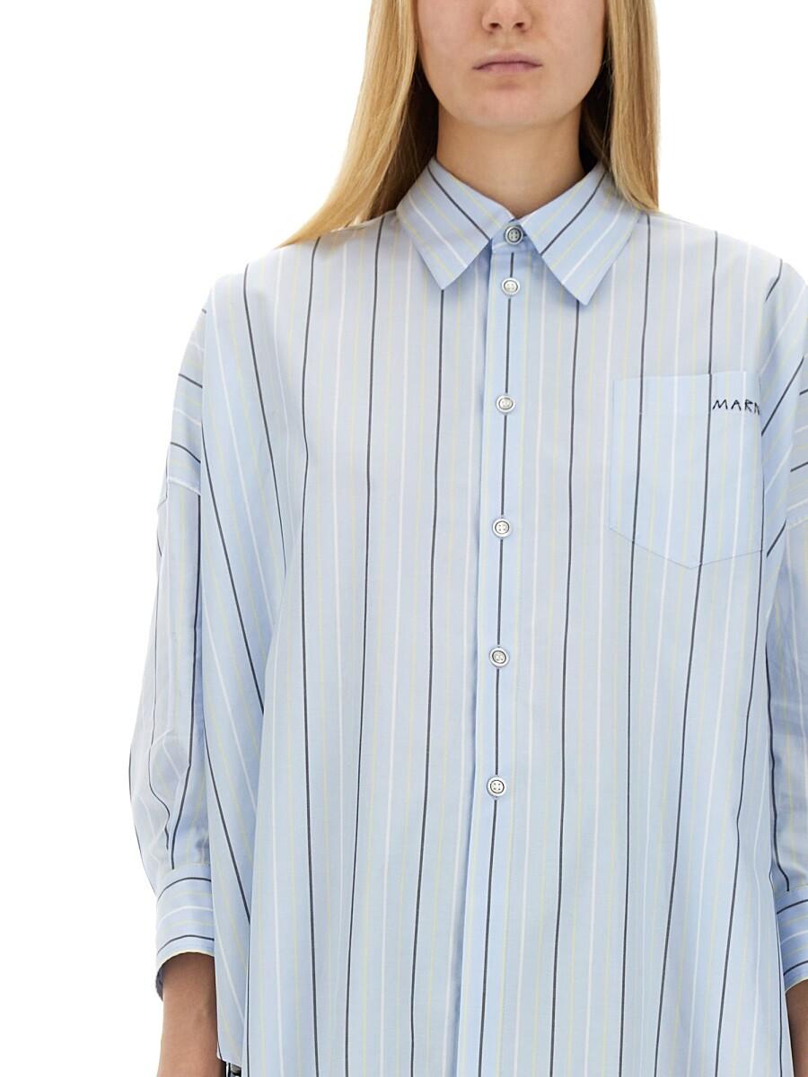 Striped shirt in blue - Marni