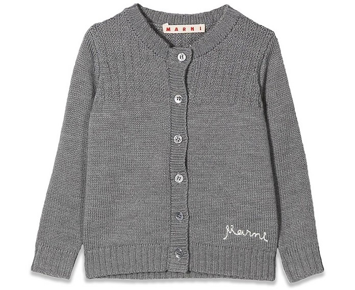 Baby Collection Cardigan Round Neck Buttons - Marni
