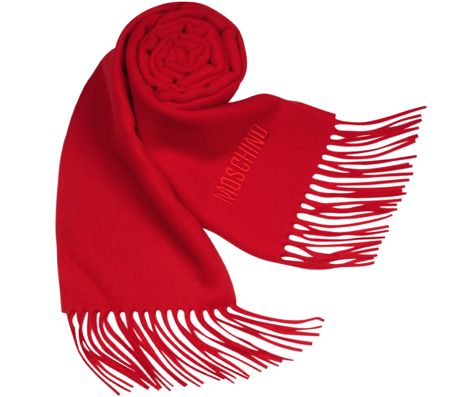 Solid Signature Wool Long Scarf at FORZIERI