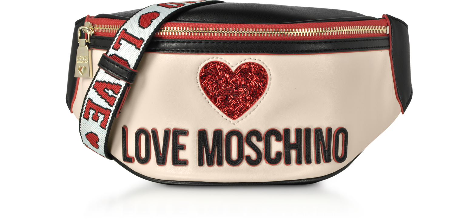 moschino heart belt