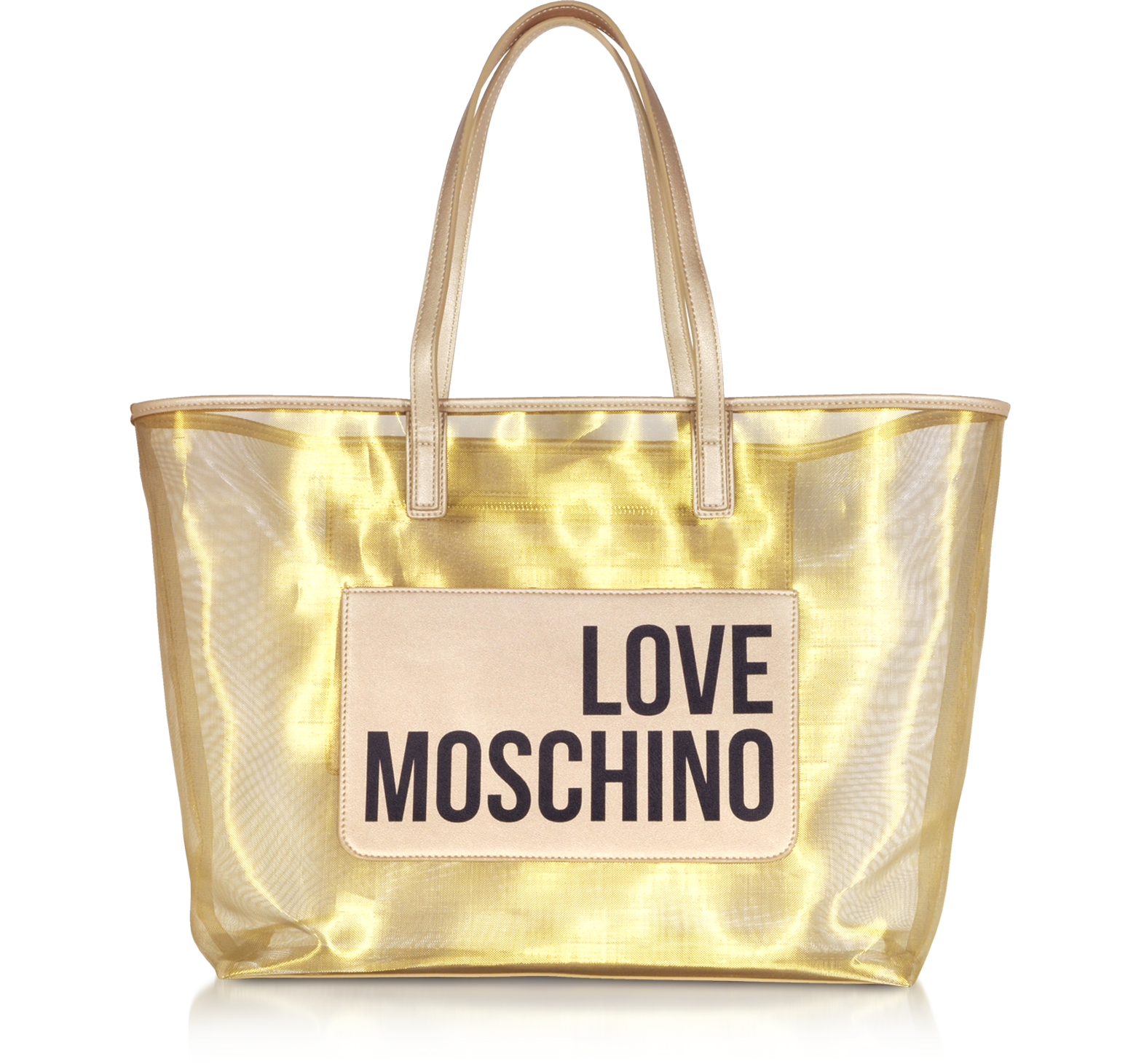 love moschino gold bag