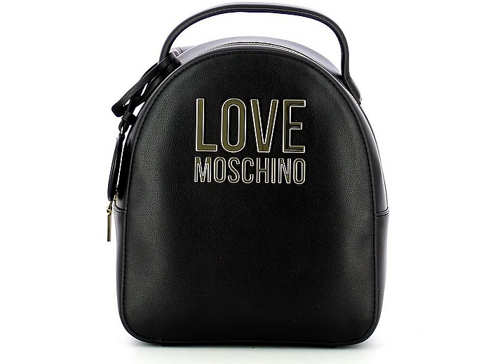 Black Signature Backpack - Love Moschino / u XL[m