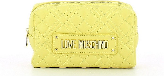 Yellow Beauty Case - Love Moschino