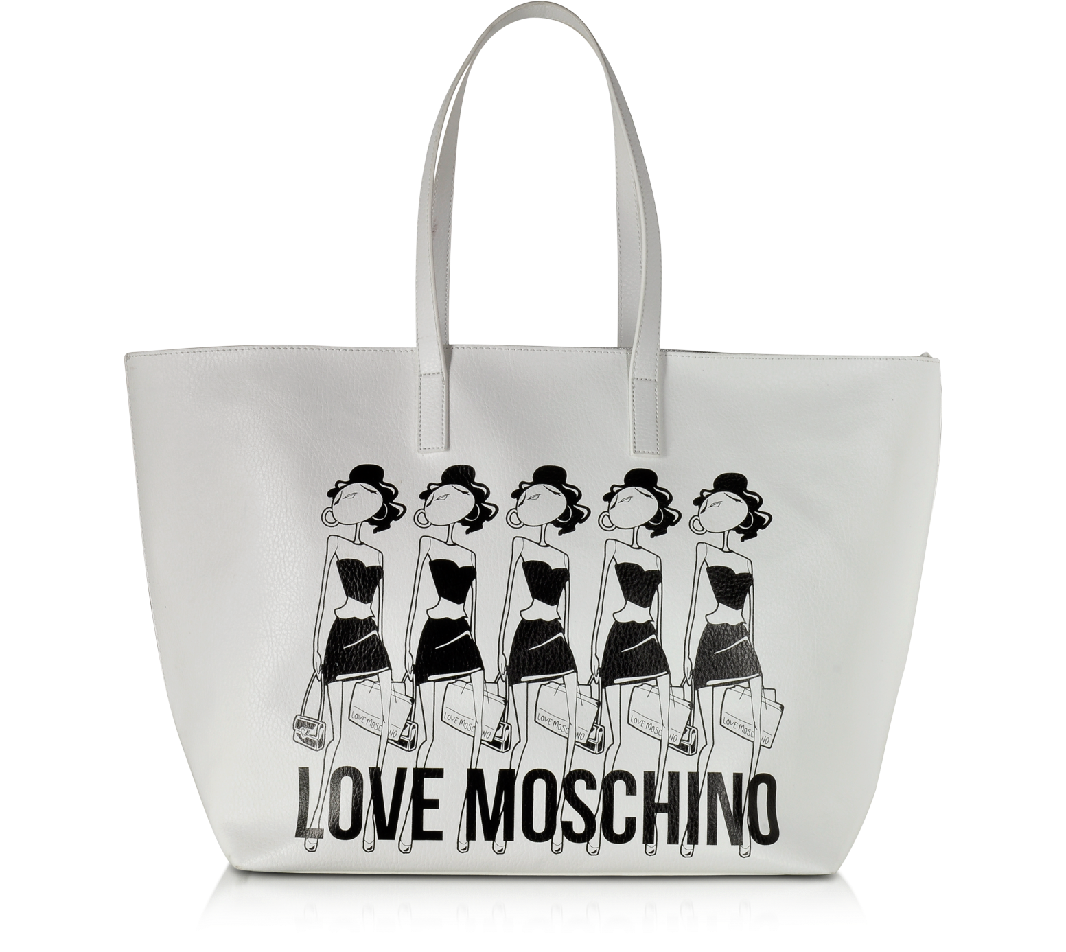 moschino large tote bag