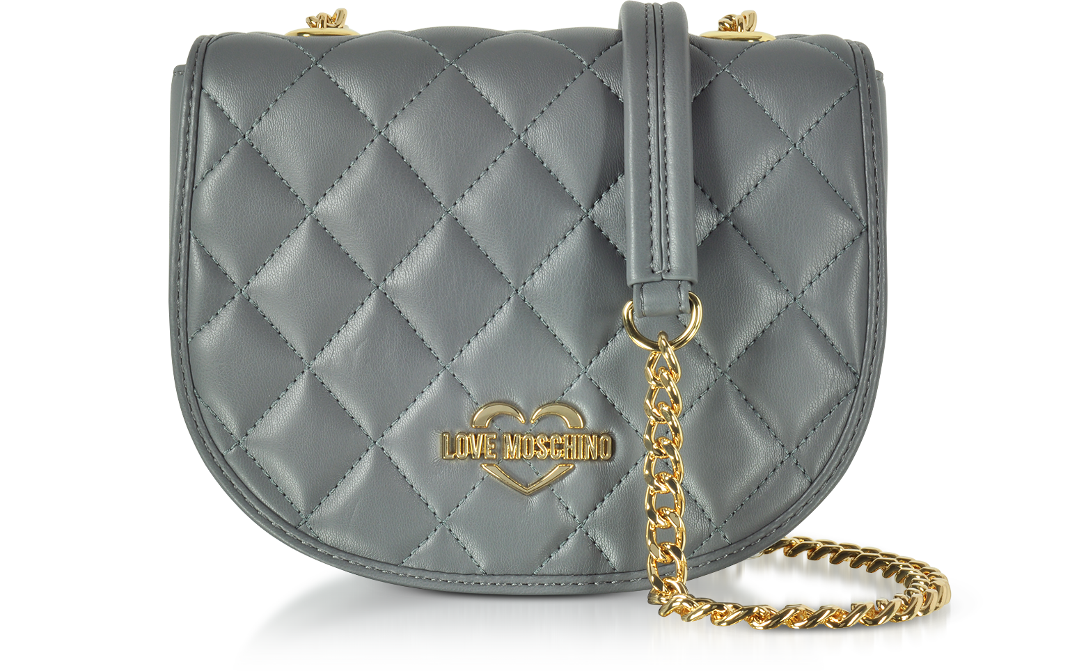 Love Moschino Grey Superquilted Eco 