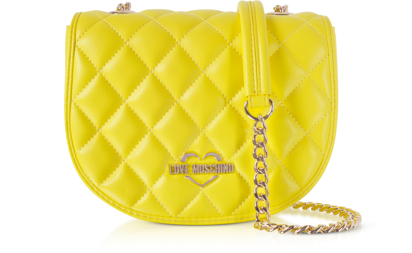 love moschino yellow bag