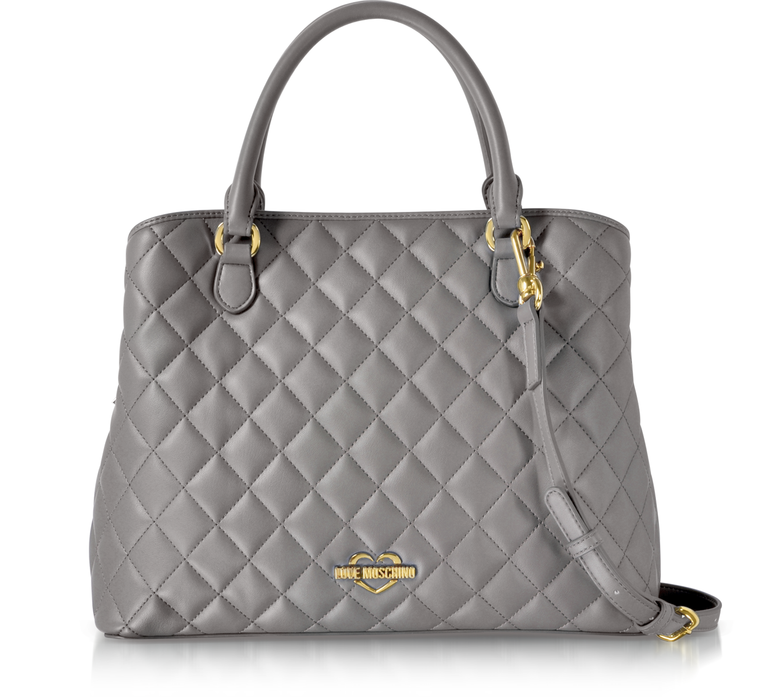 Love Moschino Grey Superquilted Eco 