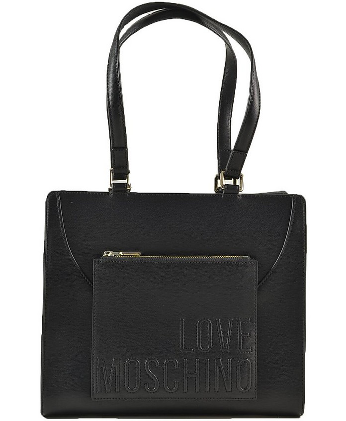 Women's Black Handbag - Love Moschino