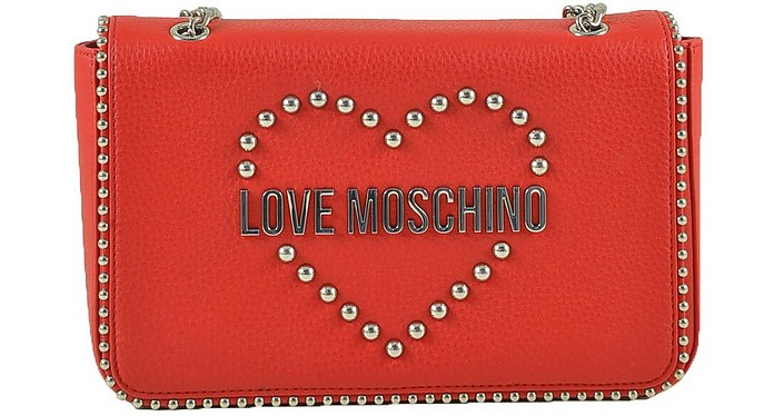 Women's Red Handbag - Love Moschino