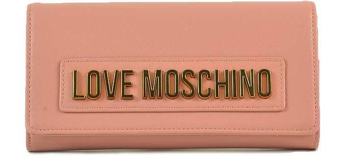Women's Pink Wallet - Love Moschino
