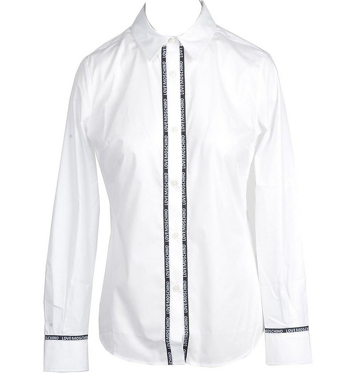 Women's White Shirt - Love Moschino