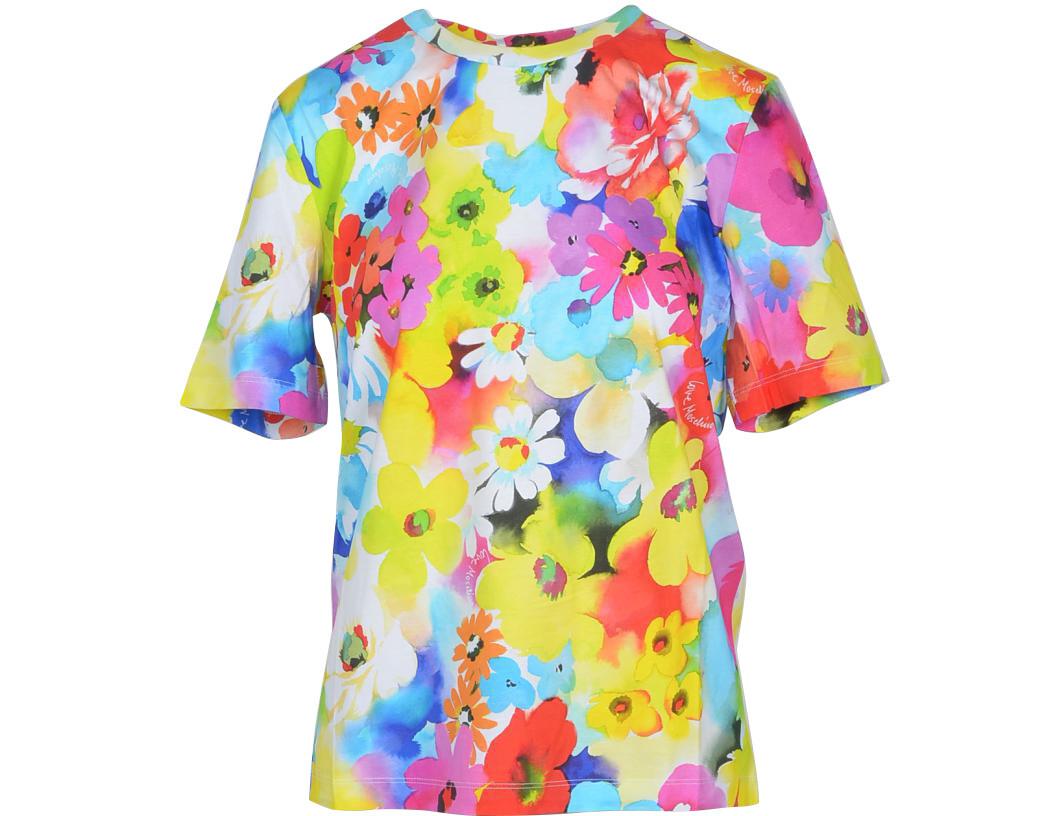 moschino floral t shirt