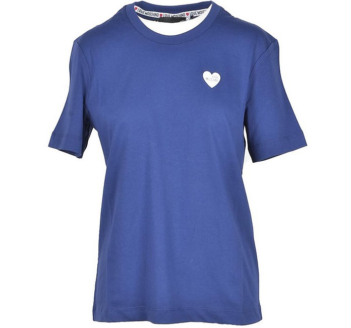 Women's Blue Tshirt - Love Moschino