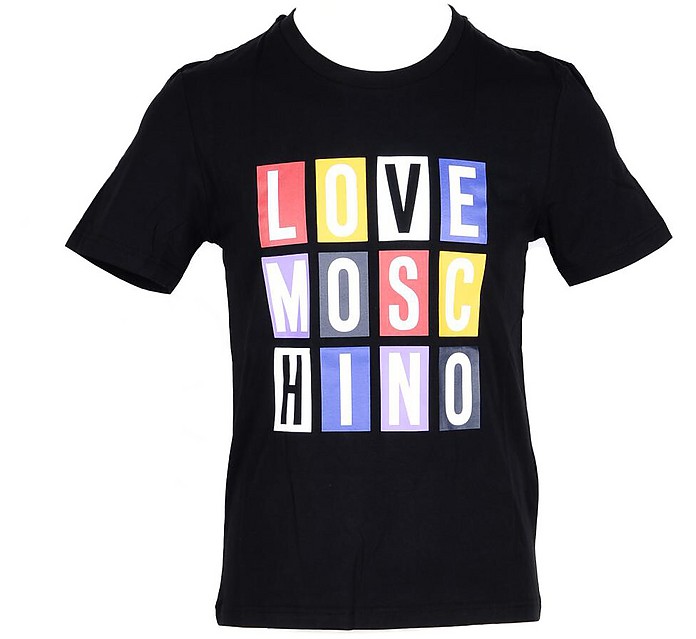 Men's Black T-Shirt - Love Moschino