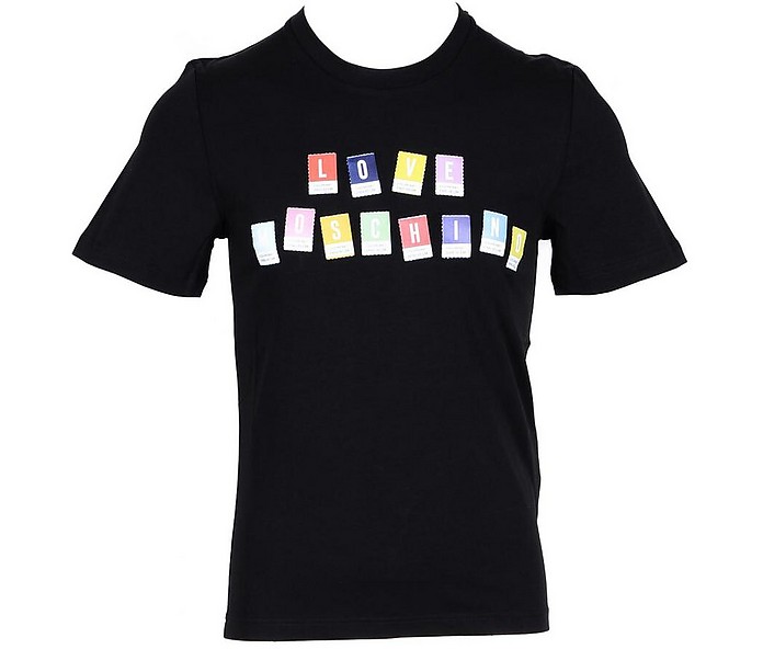 Men's Black T-Shirt - Love Moschino