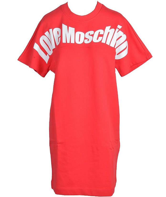 Women's Red Dress - Love Moschino