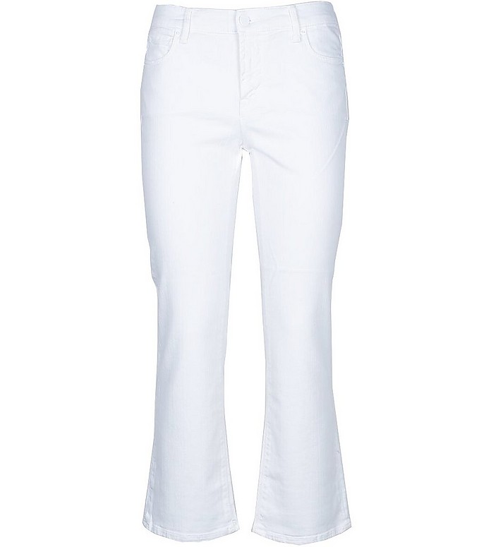 Women's White Jeans - Love Moschino