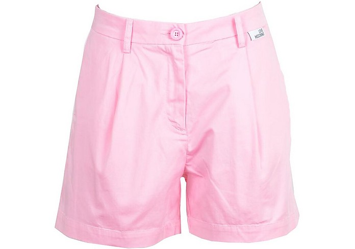 Women's Pink Shorts - Love Moschino