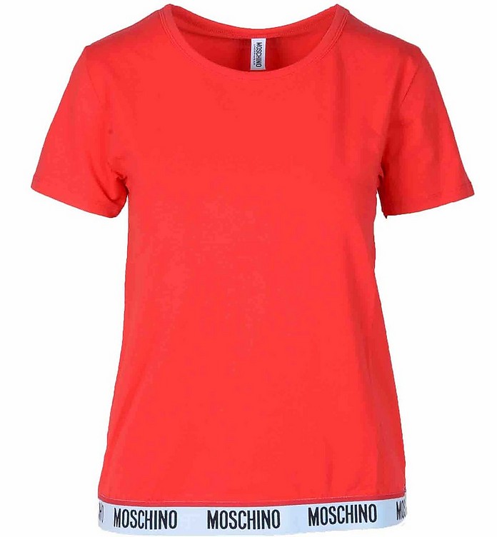 Women's Red T-Shirt - Moschino Underwear