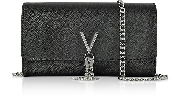 Bouganville Saffiano Leather Divina Shoulder Bag - Valentino