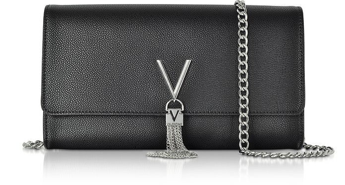 Lizard Embossed Eco Leather Divina Shoulder Bag - Valentino by Mario Valentino