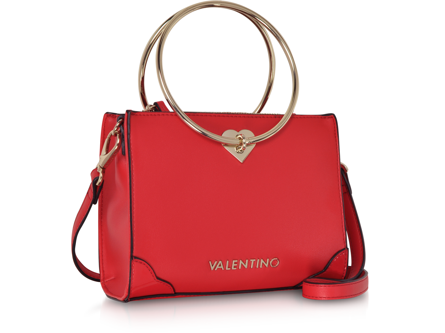Valentino by Mario Valentino Patent Red Tote Bag
