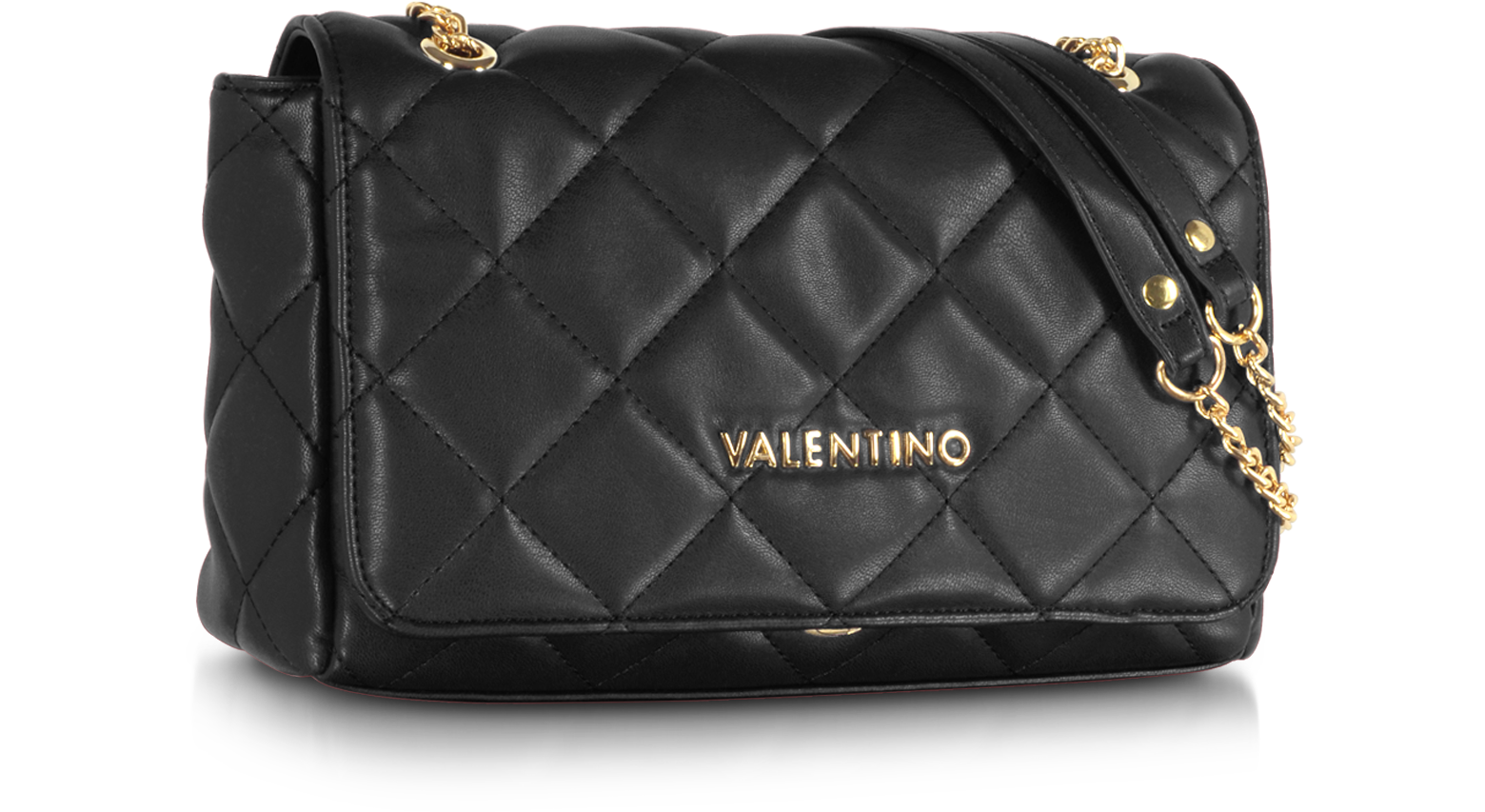 MARIO VALENTINO Beatriz D Leather Shoulder Bag Black $895