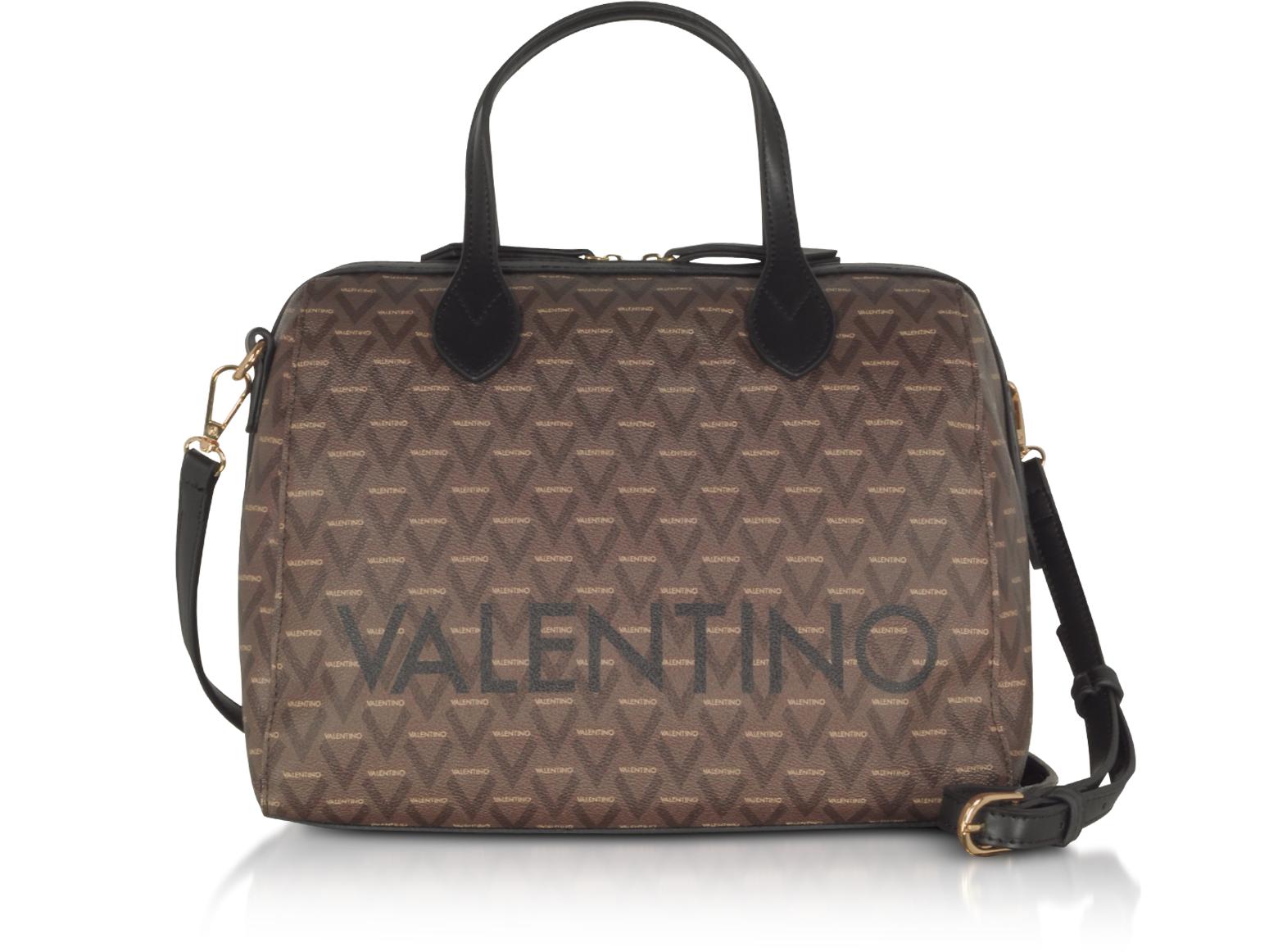 Valentino by Mario Valentino Camel Liuto Signature Eco Leather