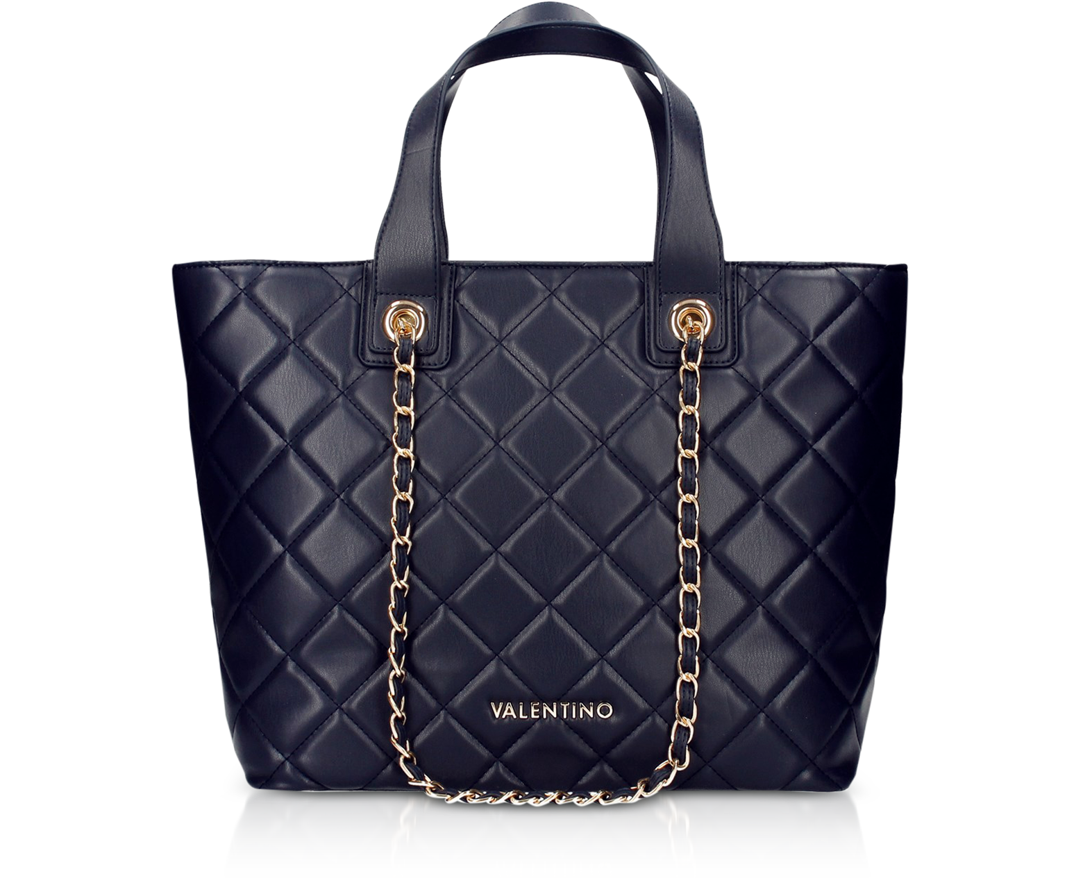 Valentino by Valentino Ocarina Blue Quilted Bag