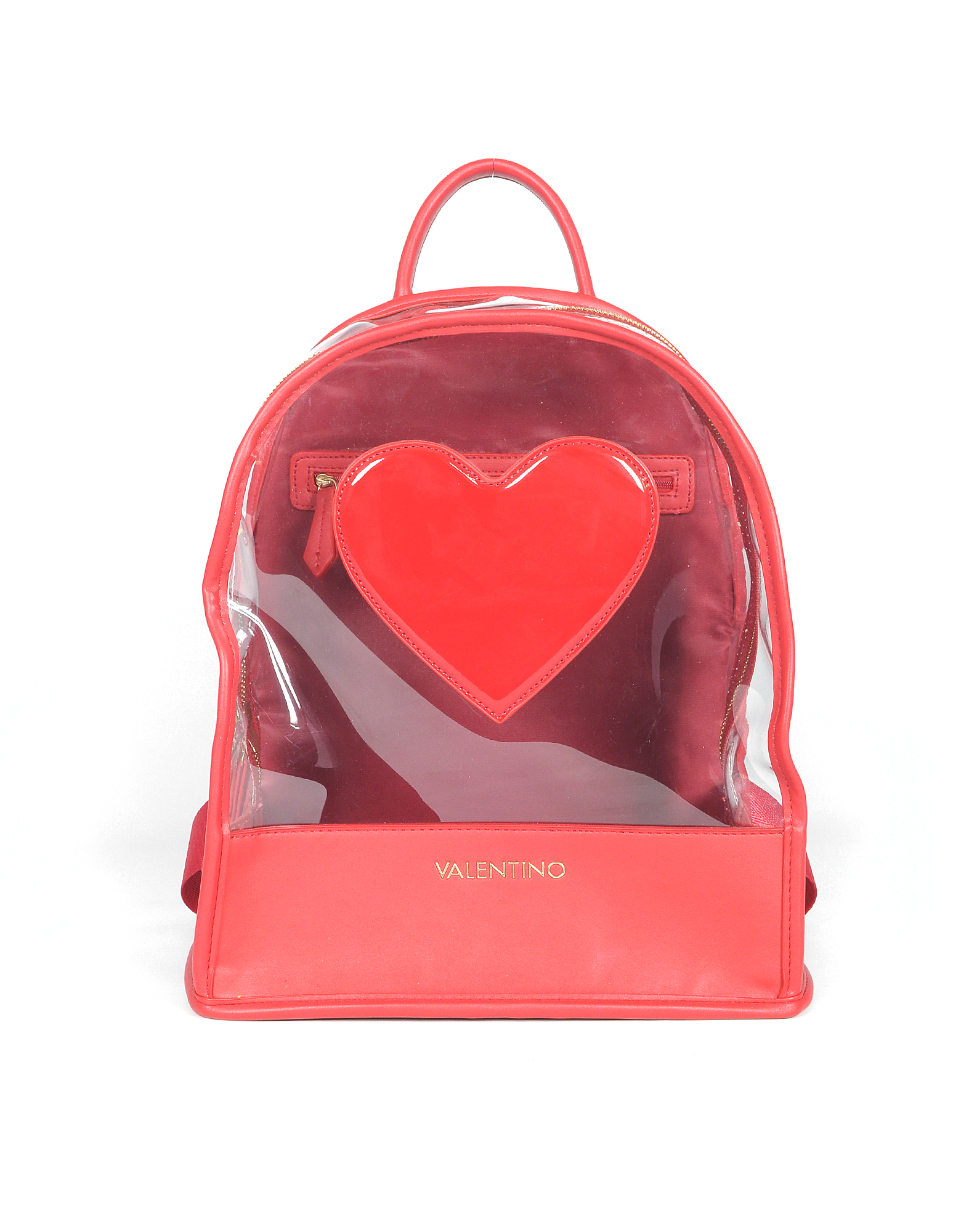 Valentino by Mario Valentino Red Licia Quilted Backpack at FORZIERI