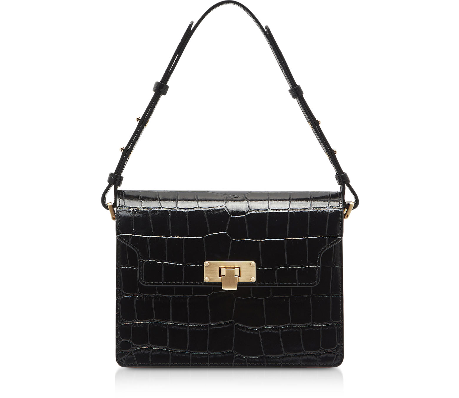 Marge Sherwood Patent Leather Bag in Black