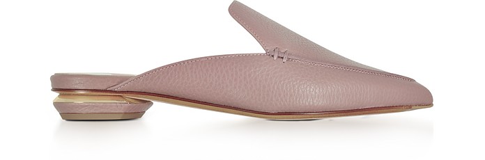 Beya Lilac Pink Tumbled Leather Loafer - Nicholas Kirkwood
