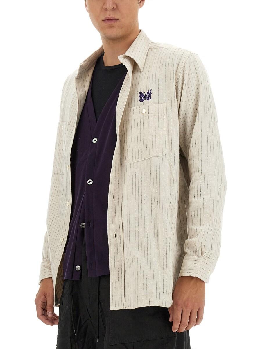 Needles Shirt With Logo L at FORZIERI Canada