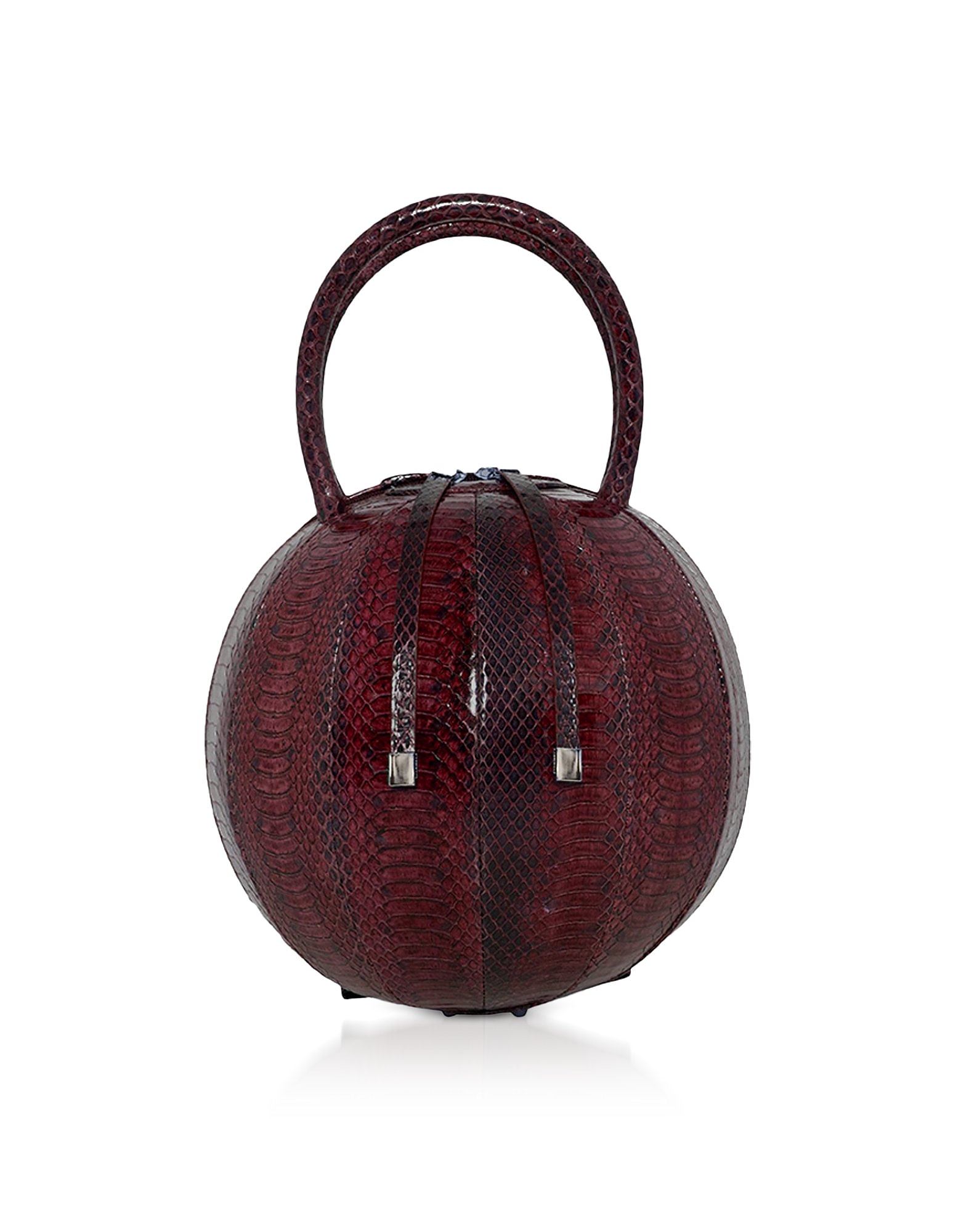 Nita Suri Handbags Pilo Exotic Handbag In Burgundy