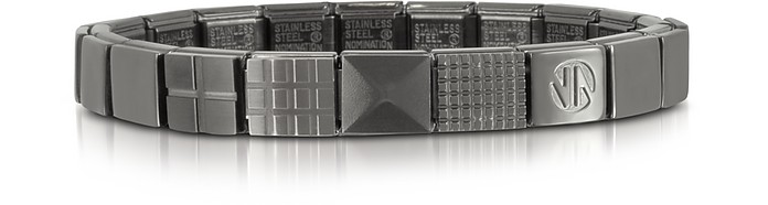 Steel Ikons Mesh Brushed Stainless Steel Bracelet - Nomination