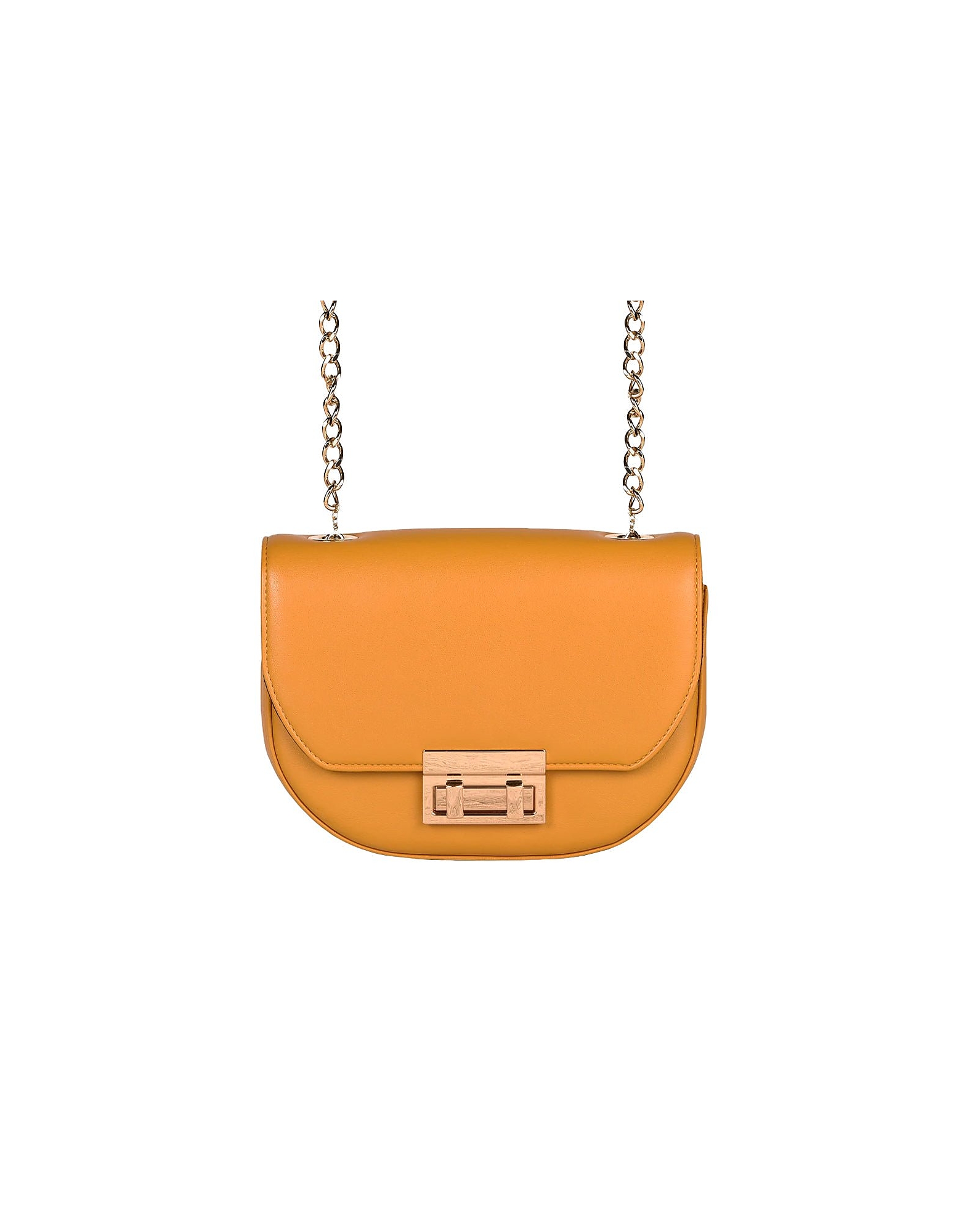 Anema Designer Handbags Regina Capri - Corn Leather And Rpet Crossbody Bag In Jaune