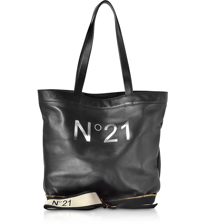 Black Small Foldable Shopping Bag - N°21 