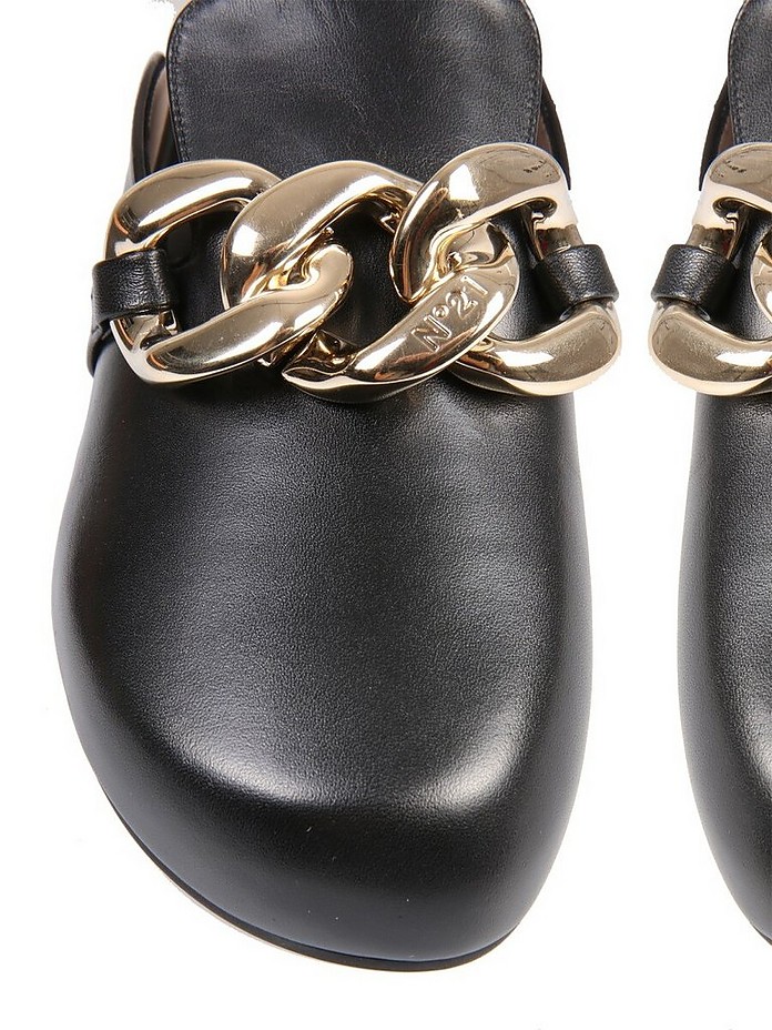 N°21 Leather Slippers 36 IT/EU at FORZIERI