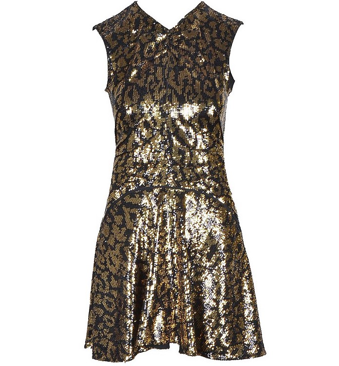 Women's Black / Gold Dress - N°21 
