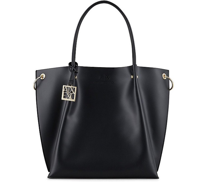 Black Medium Shopping Bag - Armani Exchange