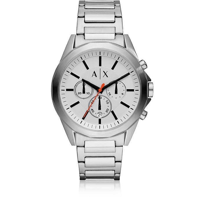 Drexler Stainless Steel Men's Chronograph Watch - Armani Exchange