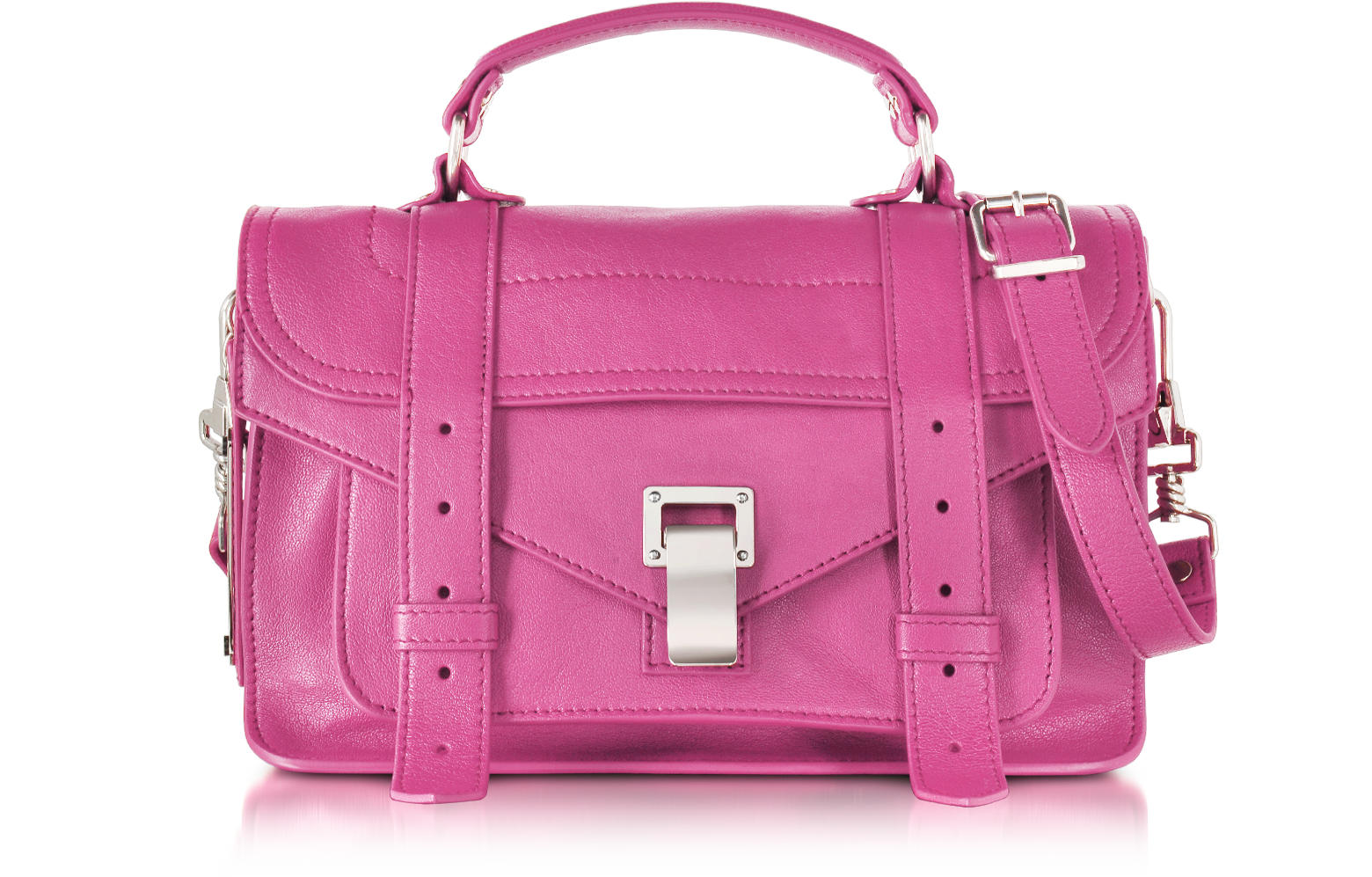 Proenza Schouler Lilac Lux Leather Ps1 Mini Crossbody at FORZIERI