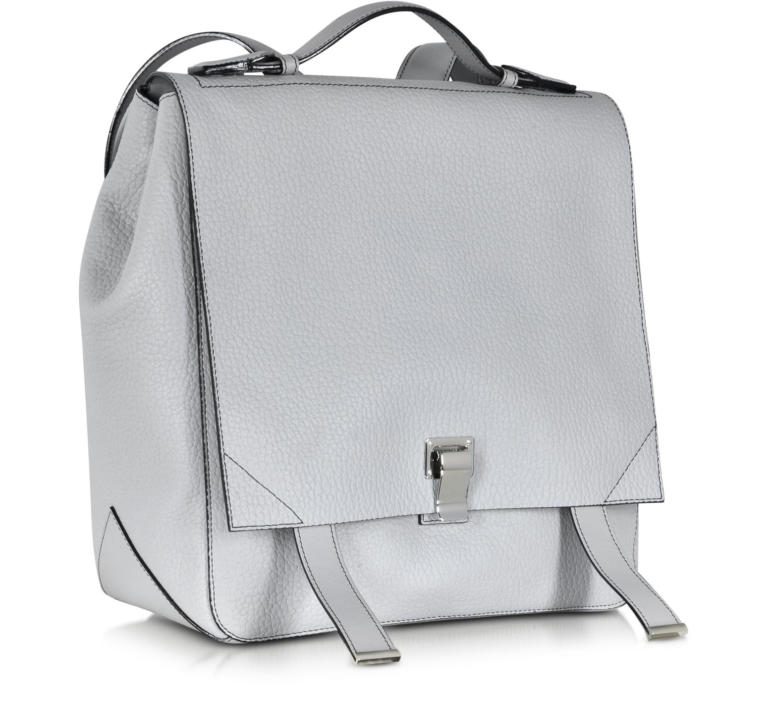 Proenza Schouler Icy Pearl Courier Backpack at FORZIERI