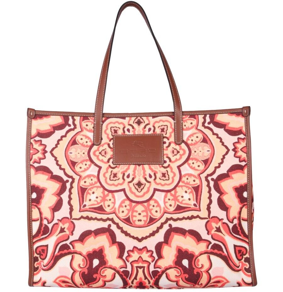 Etro Canvas Tote Bag With Print at FORZIERI