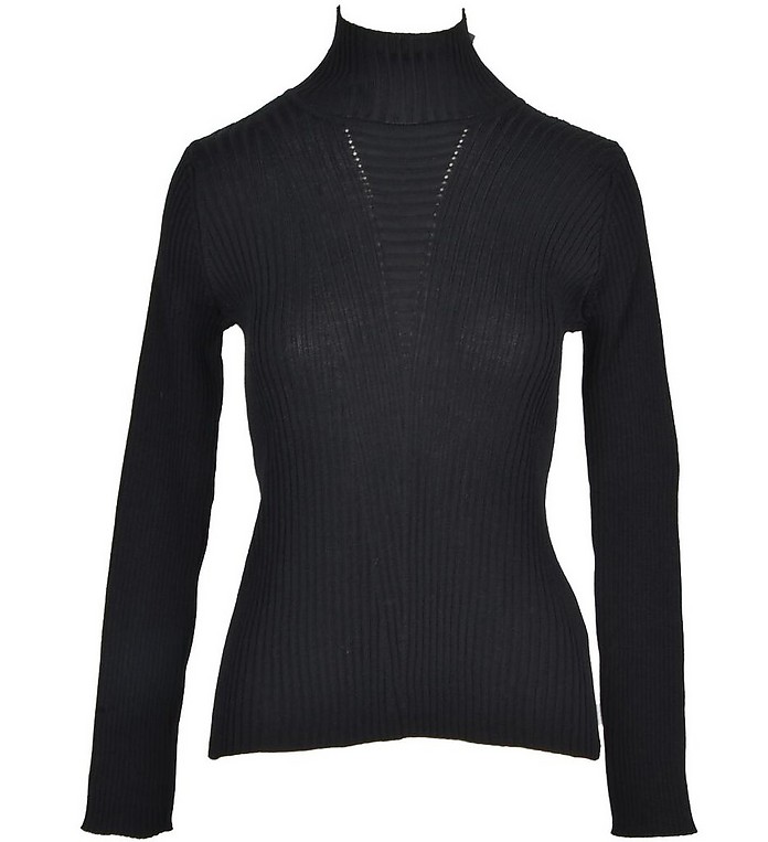 Women's Black Sweater - Malloni